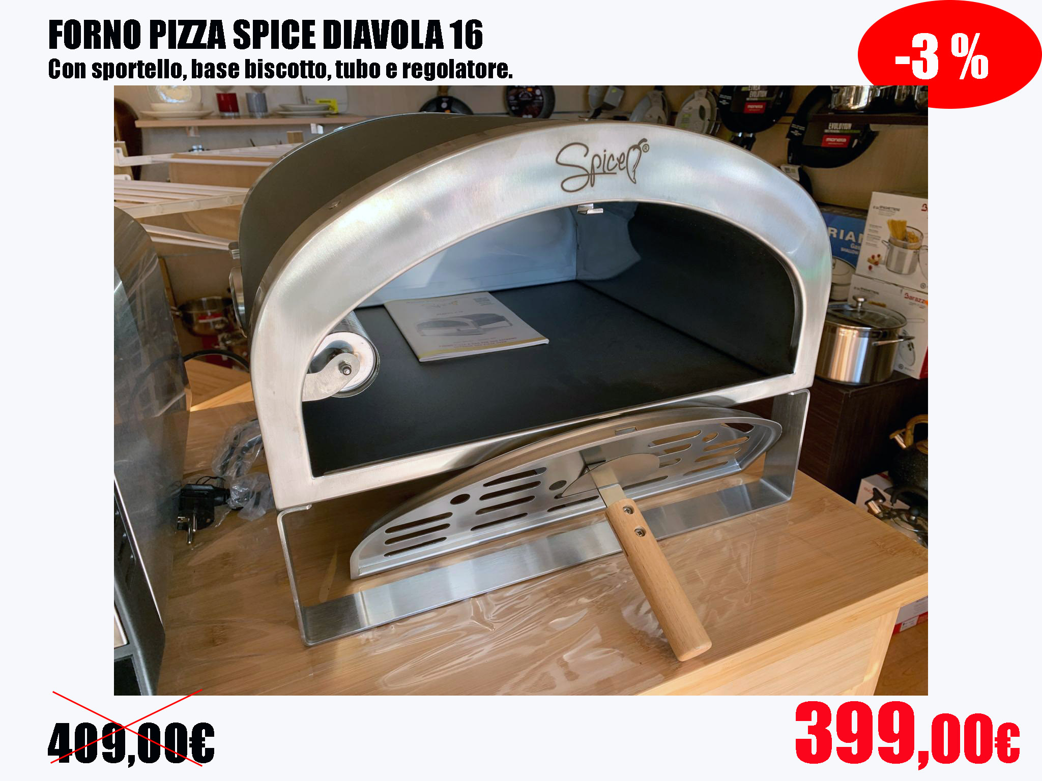 Forno pizza Diavola 16